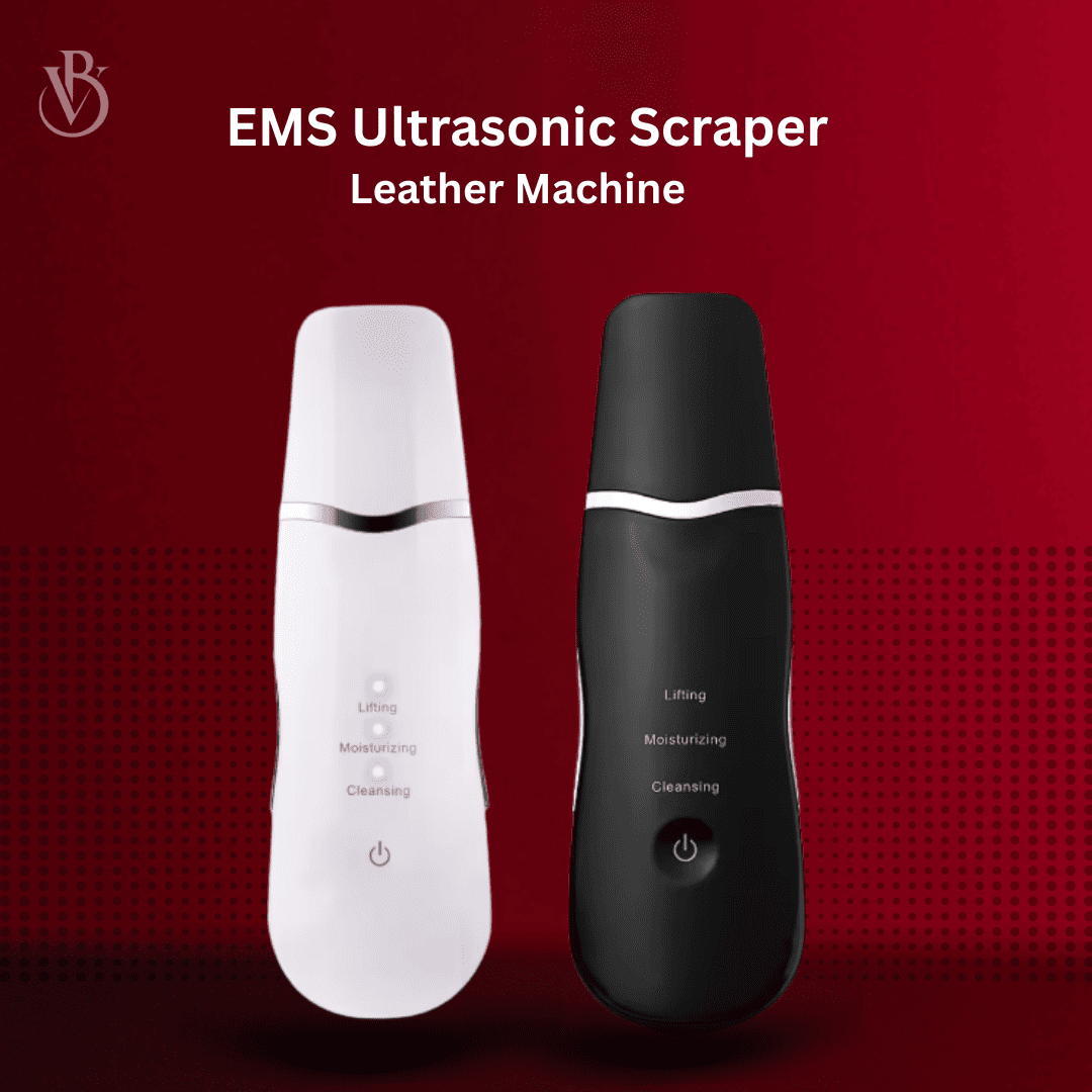 EMS Ultrasonic Scraper Leather Machine | Skin Lifting & Blackhead Removal