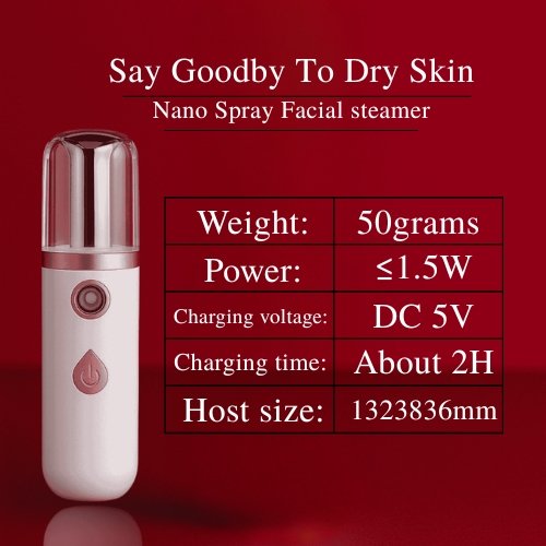 RTS Nano Spray Hydrating Device – Portable Facial Mist - Image 2
