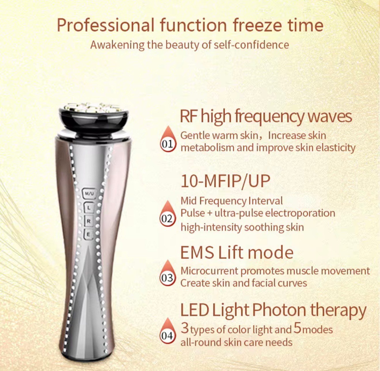 Pulse Radio Frequency Beauty Instrument | Skin Rejuvenation & Firming - Image 3