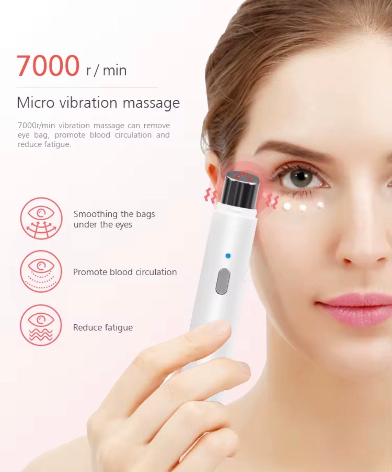 Warm Eye Pencil with Vibration Massage & Hot Compress for Dark Circles - Image 5