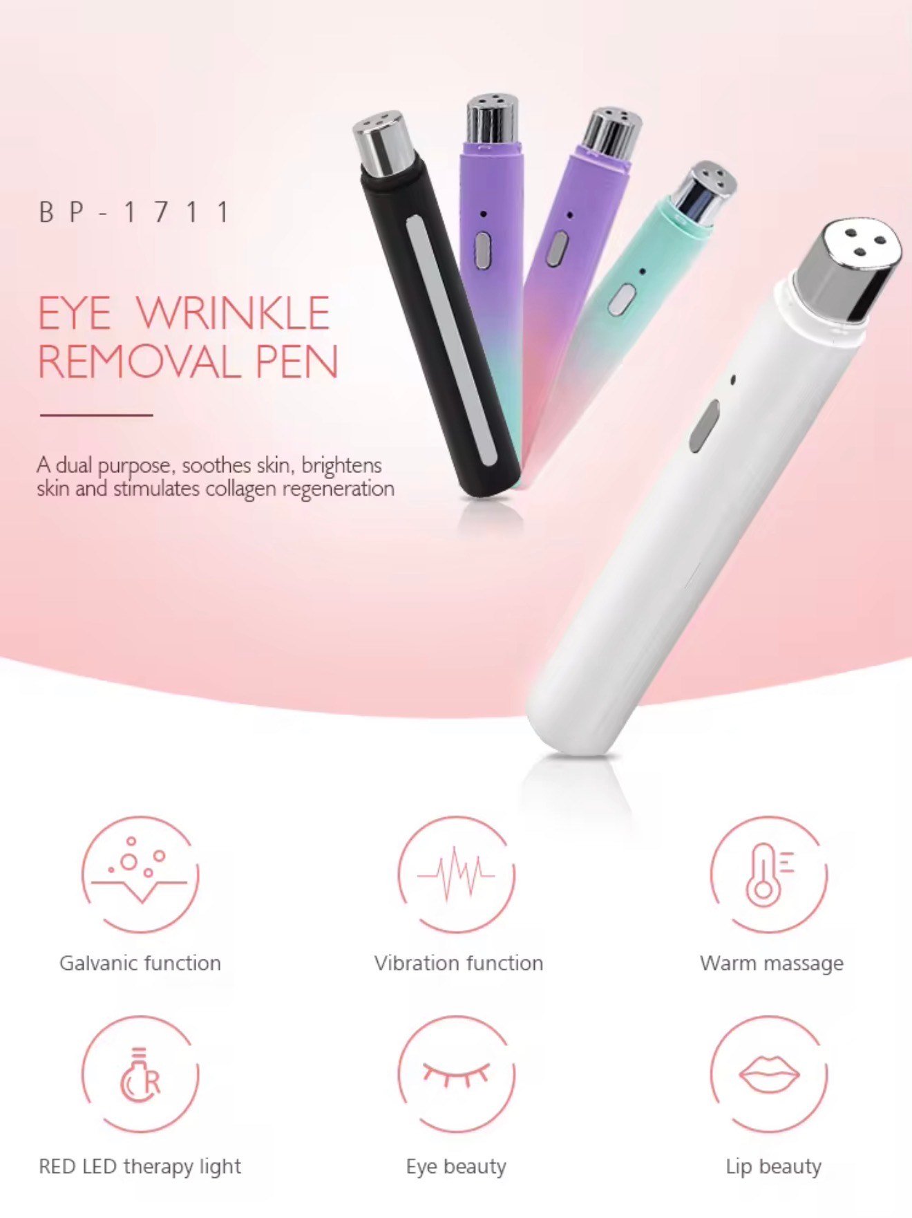 Warm Eye Pencil with Vibration Massage & Hot Compress for Dark Circles - Image 6