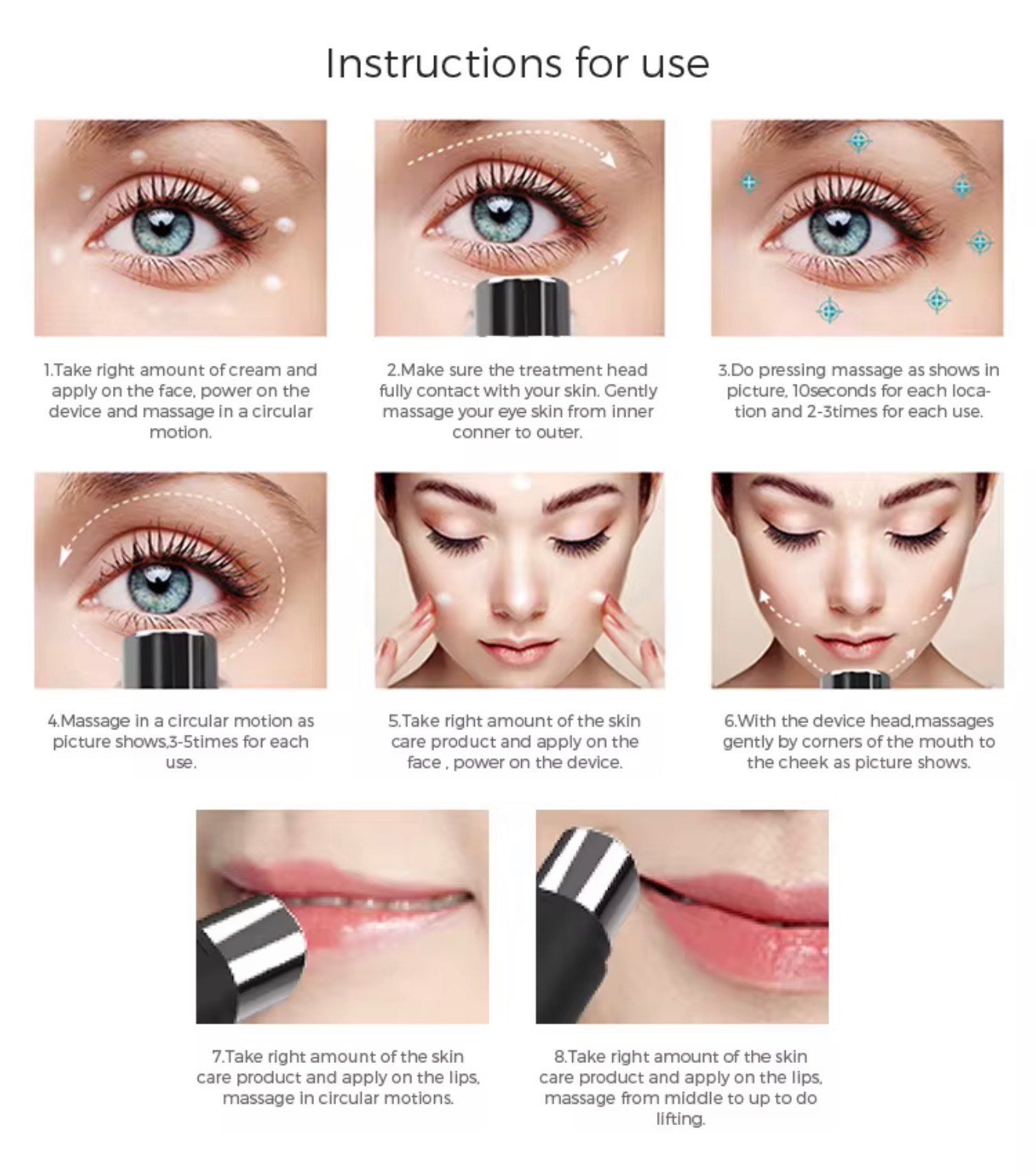 Warm Eye Pencil with Vibration Massage & Hot Compress for Dark Circles - Image 7