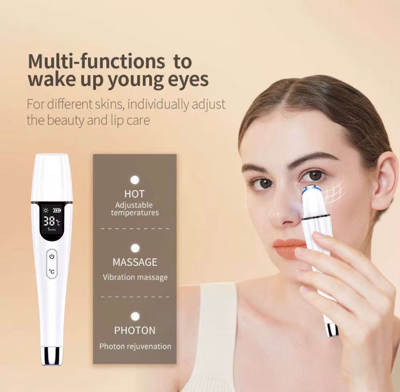 Thermal Ion Eye Beauty Device – Rejuvenation & Puffiness Reduction - Image 5