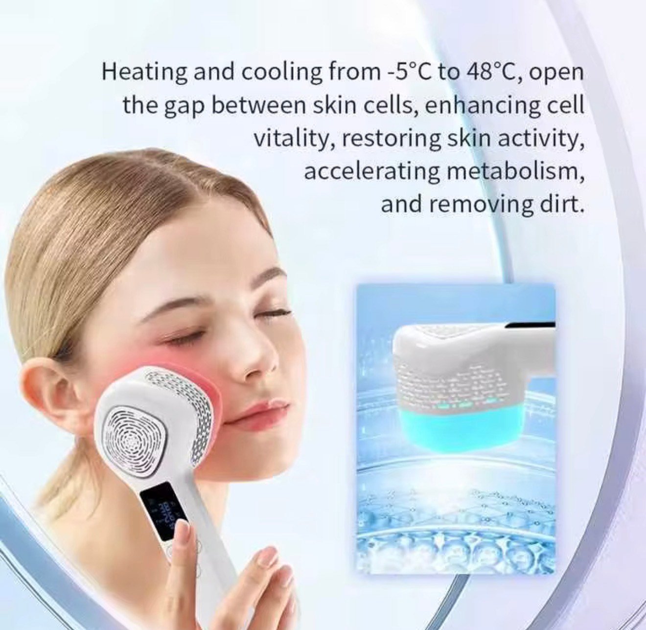 Hot and Cold Ice Hammer – Facial Toning & Rejuvenation Tool - Image 4
