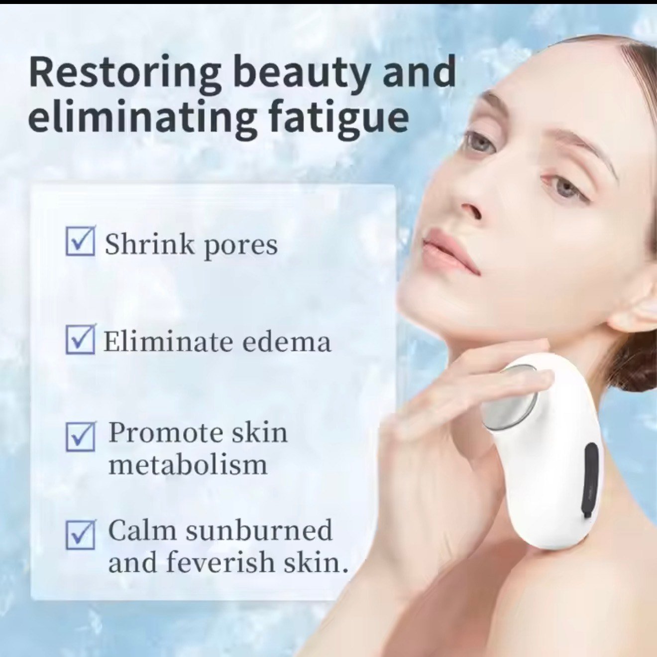 Red Bean Hot and Cold Facial Massager – Skin Firming & Anti-Aging - Image 7