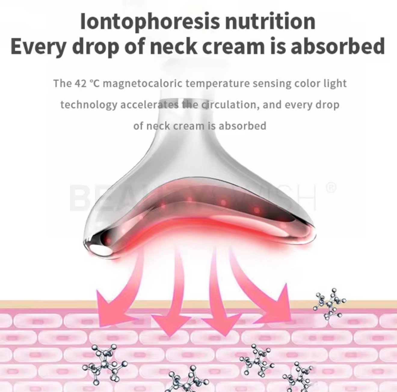 Beautiora Neck & Face Massager – 3 Color Modes & Vibration - Image 9