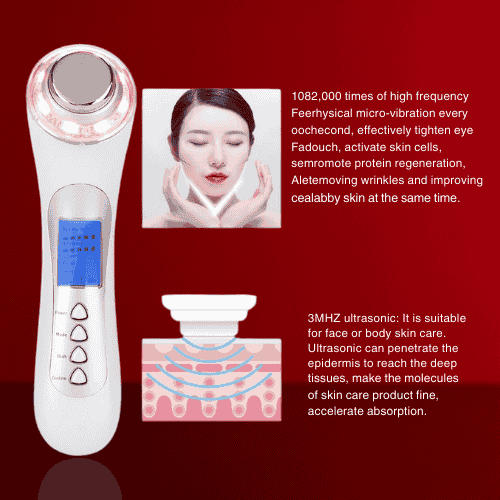 Beautiora 5-in-1 Ultrasonic Skin Rejuvenation Device: Advanced Skin Care Technology - Image 3