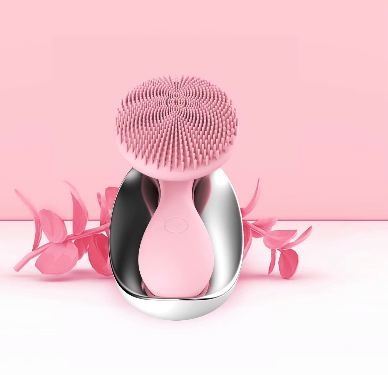 Sonic Facial Cleansing Brush | Deep Clean & Exfoliate | Waterproof Silicone Face Cleaner for Daily Use - Image 3