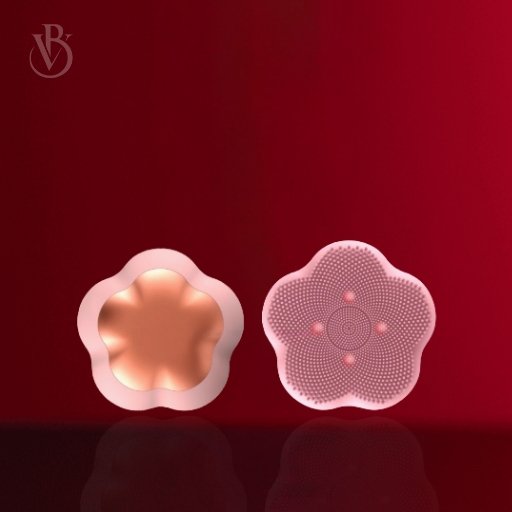 Flower Facial Cleansing Brush for Deep Pore Cleaning & Gentle Exfoliation