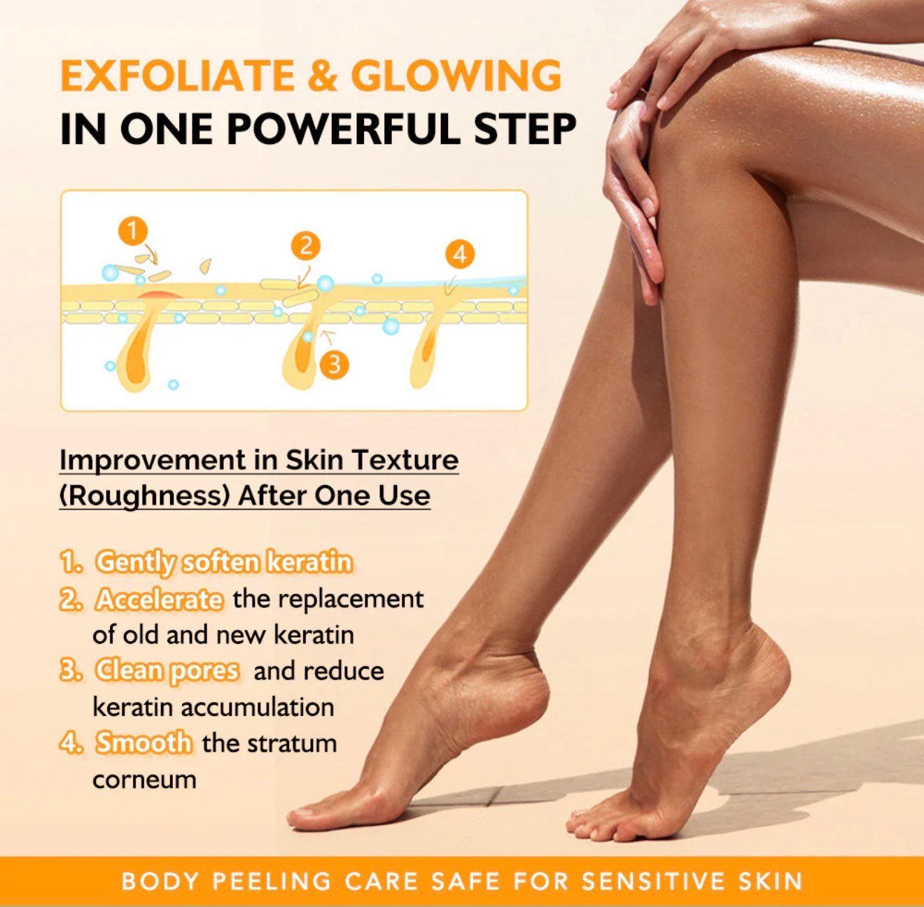 KOEC Exfoliating Kojic Acid Turmeric Spray – Body & Face Spray with AHA + BHA for Glowing, Smooth Skin - Image 4