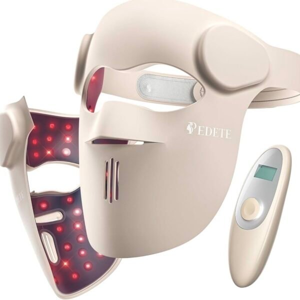 Beautiora 3D Wireless LED Light Therapy Face Mask – 7 Color Rejuvenation for Anti-Aging, Acne & Skin Renewal