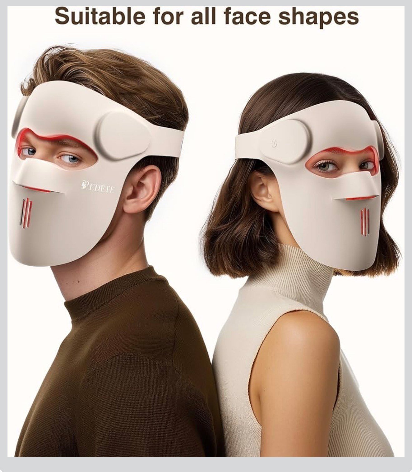 Beautiora 3D Wireless LED Light Therapy Face Mask – 7 Color Rejuvenation for Anti-Aging, Acne & Skin Renewal - Image 8