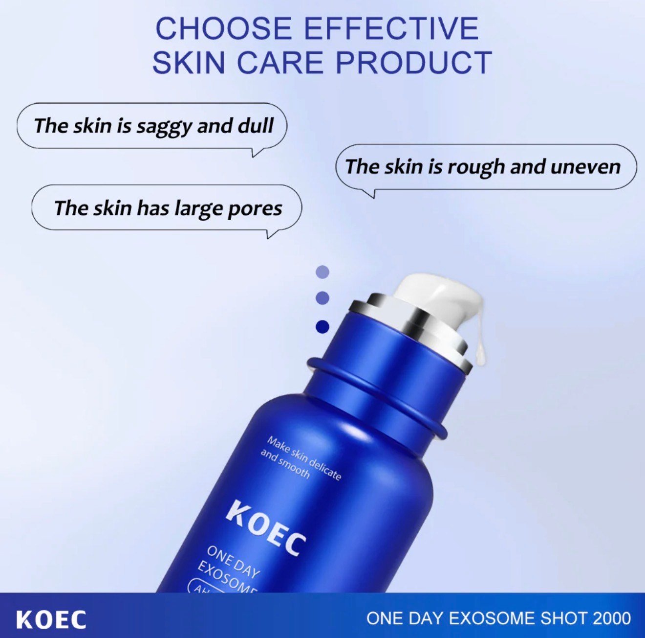 KOEC One Day Exosome Shot 2000 – Intensive Pore Tightening & Skin Renewal Serum with AHA, BHA, PHA - Image 6