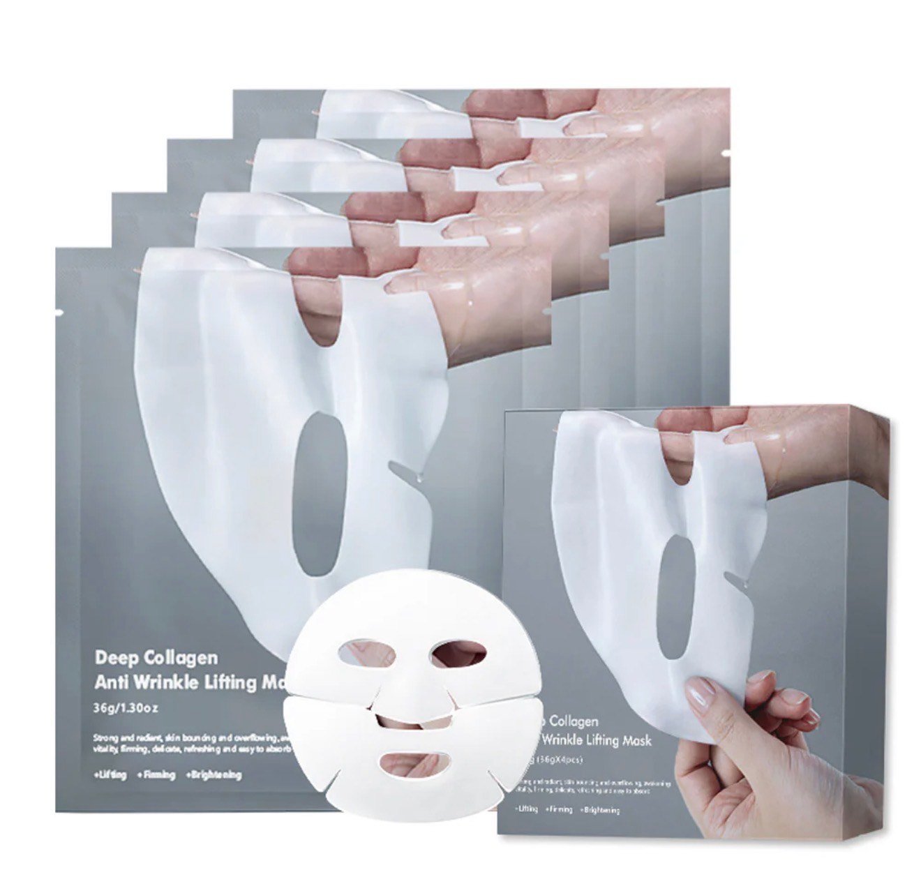 KOEC Deep Collagen Anti‑Wrinkle Lifting Mask – Firming Sheet Mask for Lift & Glow