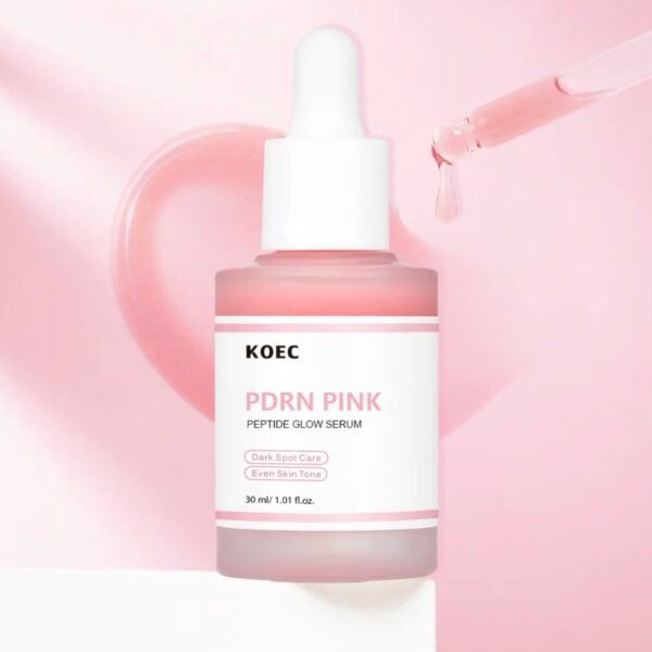 KOEC PDRN Pink Peptide Glow Serum – Brighten, Hydrate & Even Skin Tone | 30ml