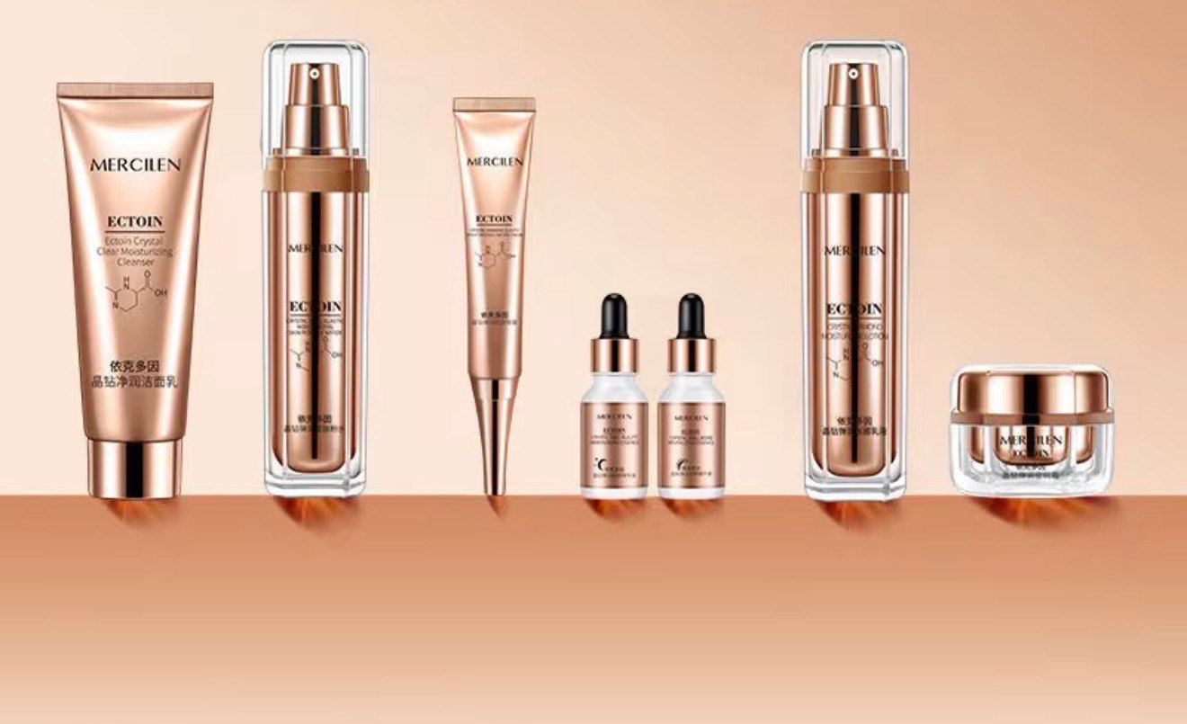 Korean Skincare Crystal Diamond Elastic Beauty Seven-Piece Set