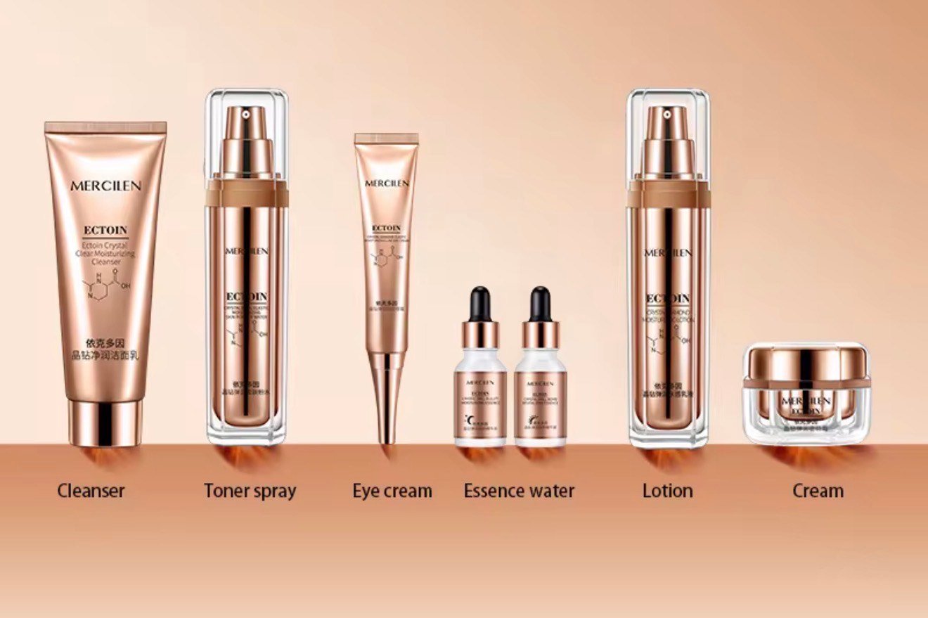 Korean Skincare Crystal Diamond Elastic Beauty Seven-Piece Set - Image 2