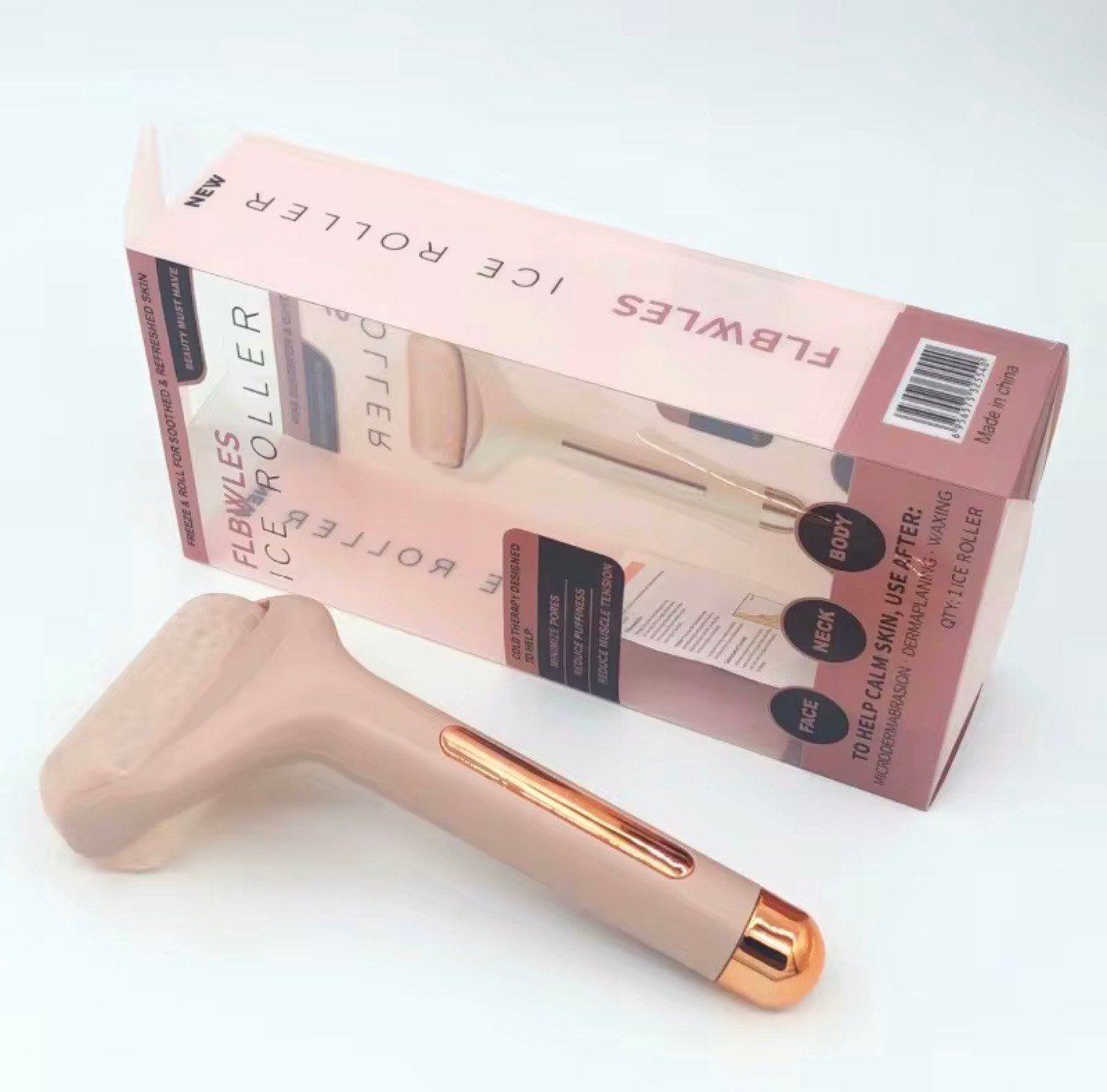 Beautiora Ice Roller – Cold Therapy Tool for Face, Neck & Body | Minimize Pores, Reduce Puffiness, Calm Skin - Image 2