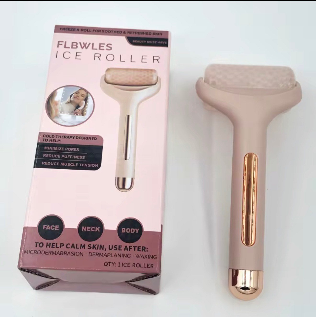Beautiora Ice Roller – Cold Therapy Tool for Face, Neck & Body | Minimize Pores, Reduce Puffiness, Calm Skin - Image 5