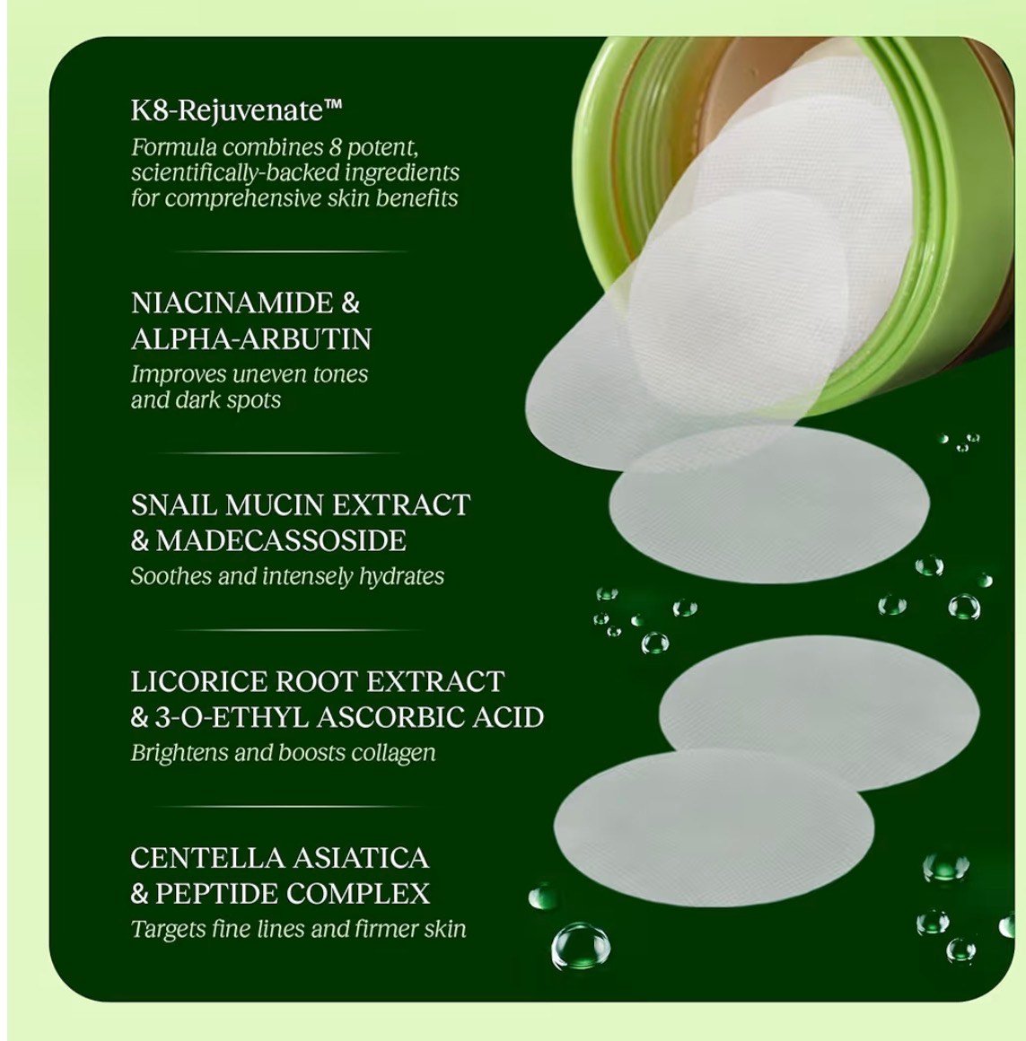 JiYu Toning & Brightening Face Pads - Image 5