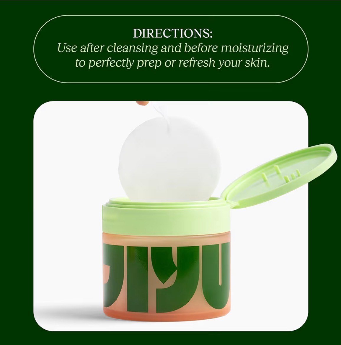JiYu Toning & Brightening Face Pads - Image 2